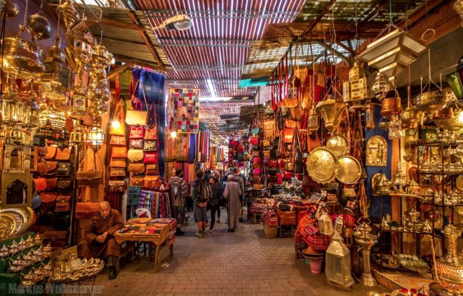 shopping tour in Marrakech